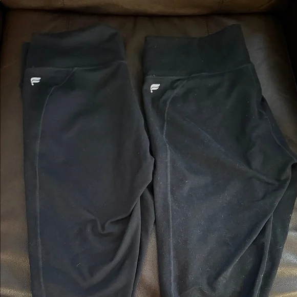 Fabletics Powerhold Black Leggings - Picture 2 of 4